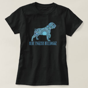 Mandala Olde English Bulldogge T - Shirt