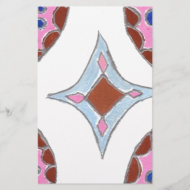 Mandala Ölgemälde Kunst drucken (Vorderseite)