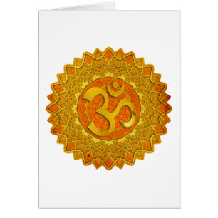 MANDALA OM - orange Erstellen Sie Ihren eigenen