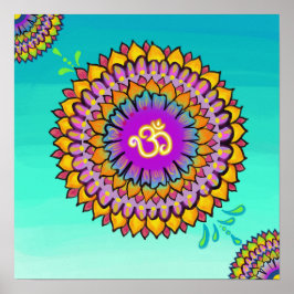 Mandala Om Poster