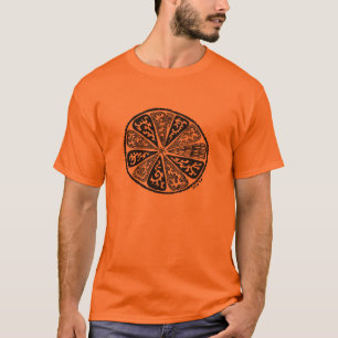 Mandala-Orange T-Shirt