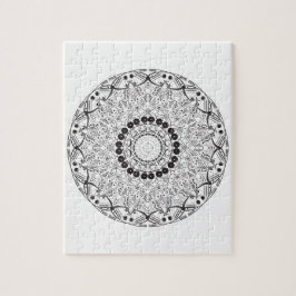 Mandala. Orientalisches Rundmuster Puzzle