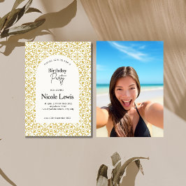 Mandala Ornament & Arabisches Muster Einladung Fot