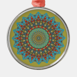 Mandala Ornament Aus Metall