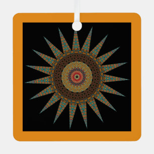 Mandala Ornament Aus Metall