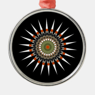 Mandala Ornament Aus Metall