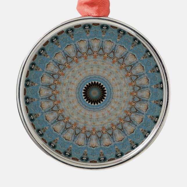 Mandala Ornament Aus Metall (Vorne)