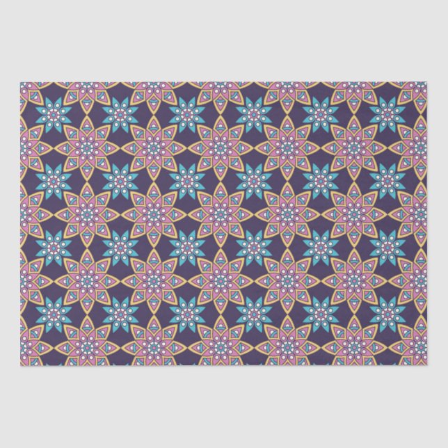 Mandala-Papiertaschentuch Seidenpapier (Vorderseite)
