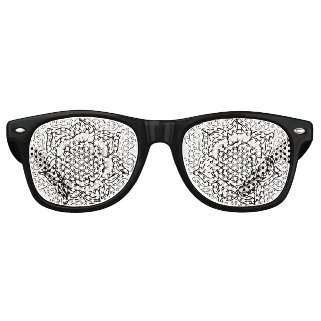 Mandala Partybrille (Vorderseite)