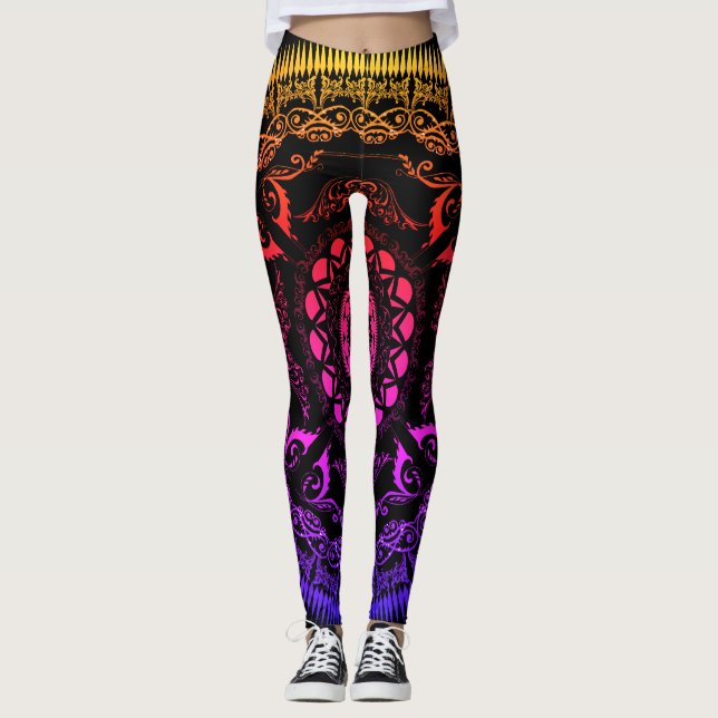Mandala Patern Leggings (Vorderseite)
