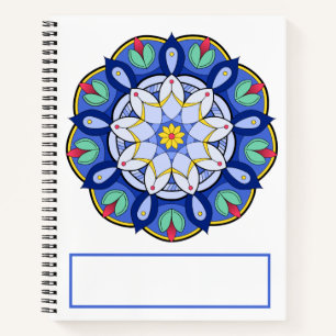 Mandala Pattern 01 Notebook Notizbuch