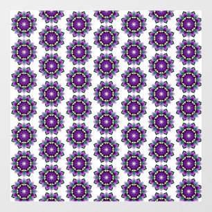Mandala Pattern 02 in purple window cling Fensteraufkleber