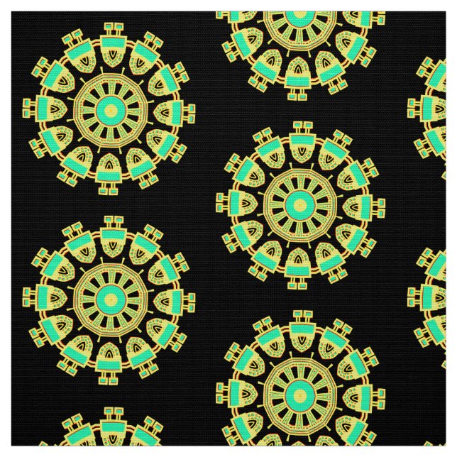 Mandala Pattern 110714(01) Stoff (Muster)