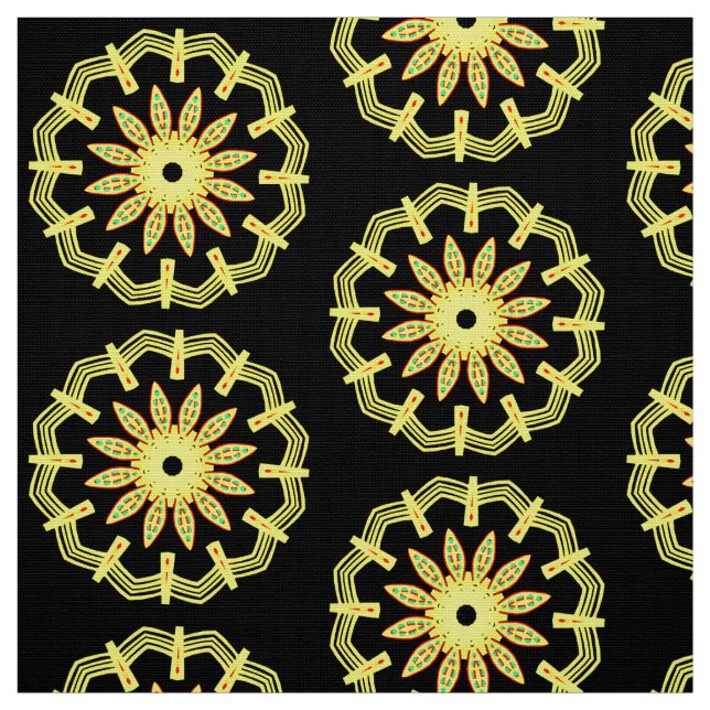 Mandala Pattern 110714(04) Stoff (Muster)