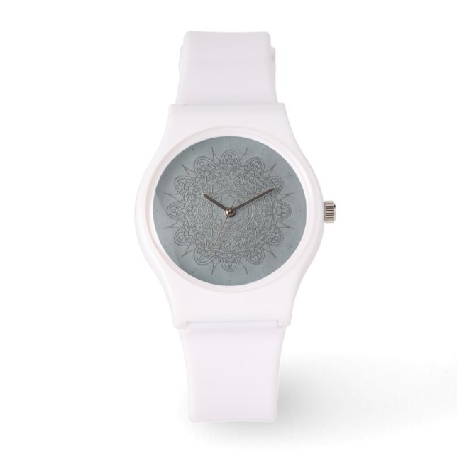 mandala pattern armbanduhr (Vorderseite)