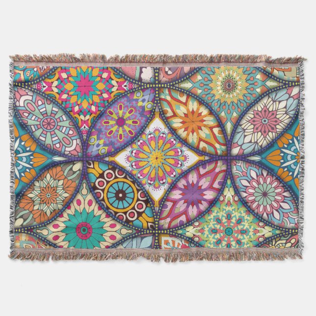 Mandala Pattern - Blanket Decke (Vorderseite)