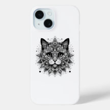 Mandala Pattern Cat Design