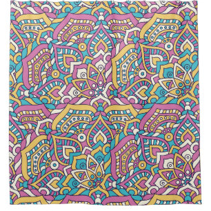 Mandala Pattern Duschvorhang