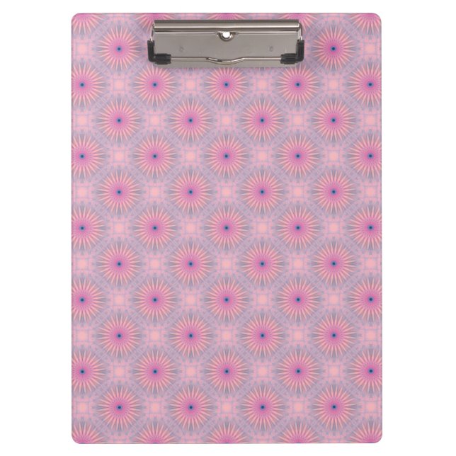 Mandala Pattern Klemmbrett (Vorderseite)