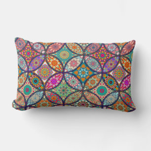 Mandala Pattern Lumbar Pillow Lendenkissen