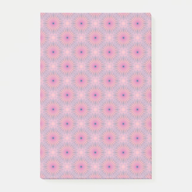 Mandala Pattern Post-it Klebezettel (Vorderseite)