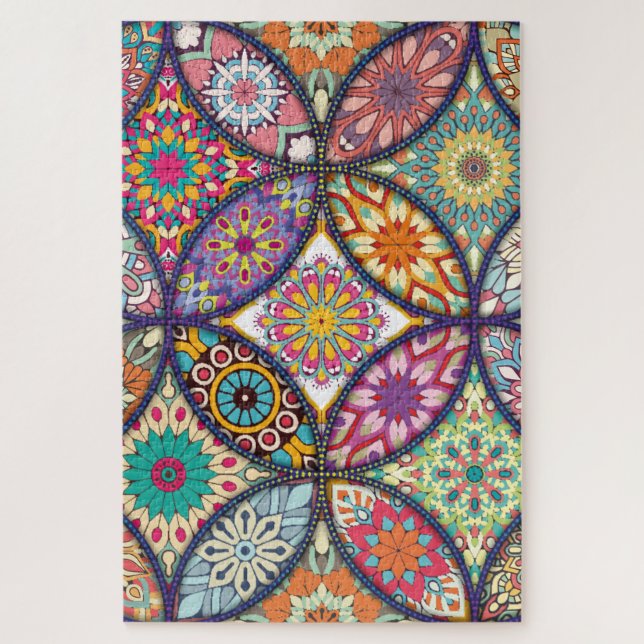 Mandala Pattern - Puzzle (Vertikal)