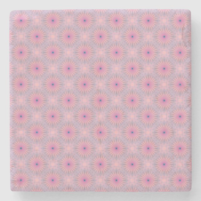 Mandala Pattern Steinuntersetzer (Vorderseite)