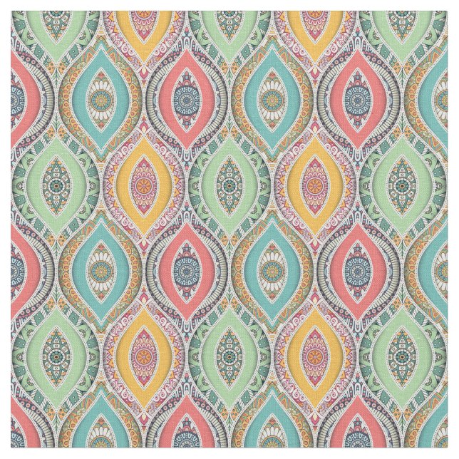 Mandala Pattern Stoff (Nahaufnahme)