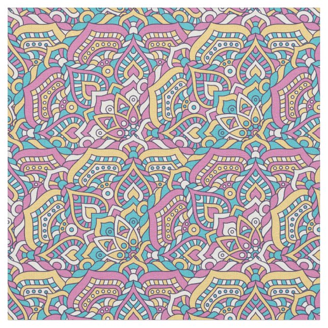 Mandala Pattern Stoff (Nahaufnahme)