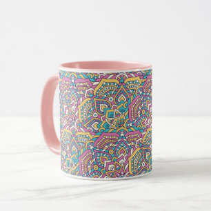 Mandala Pattern Tasse