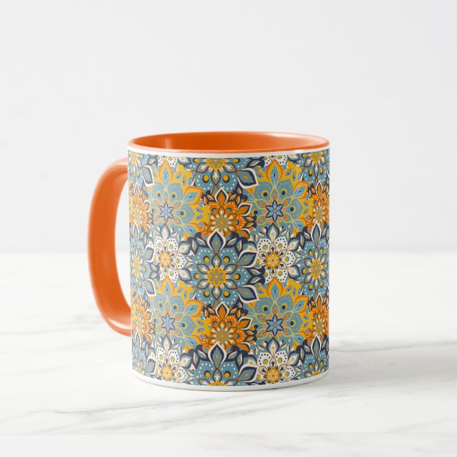 Mandala Pattern Tasse (Vorderseite Links)
