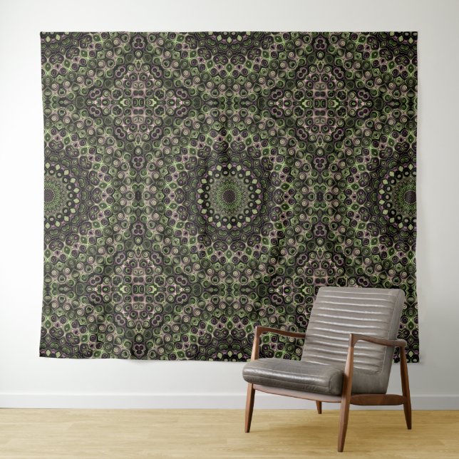 Mandala Pattern Wandteppich (Beispiel (Horizontal))