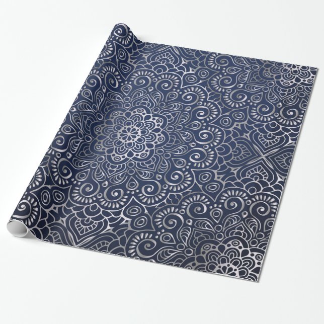 Mandala Pattern Wrapping Paper Geschenkpapier (Ungerollt)