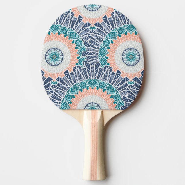 Mandala Ping Pong Paddle Tischtennis Schläger (Vorderseite)