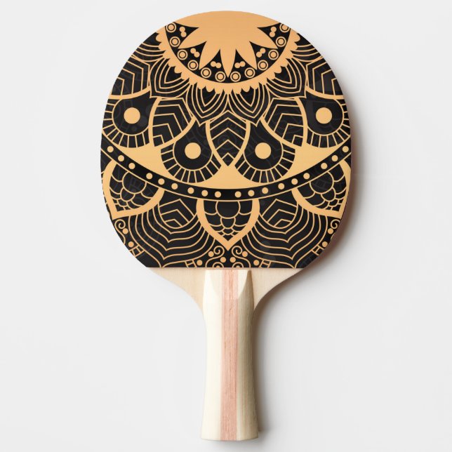 Mandala Ping Pong Paddle Tischtennis Schläger (Vorderseite)