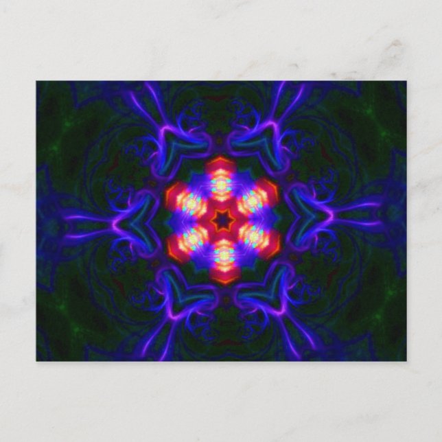 Mandala Postcard - Vielen Dank Postkarte (Vorderseite)