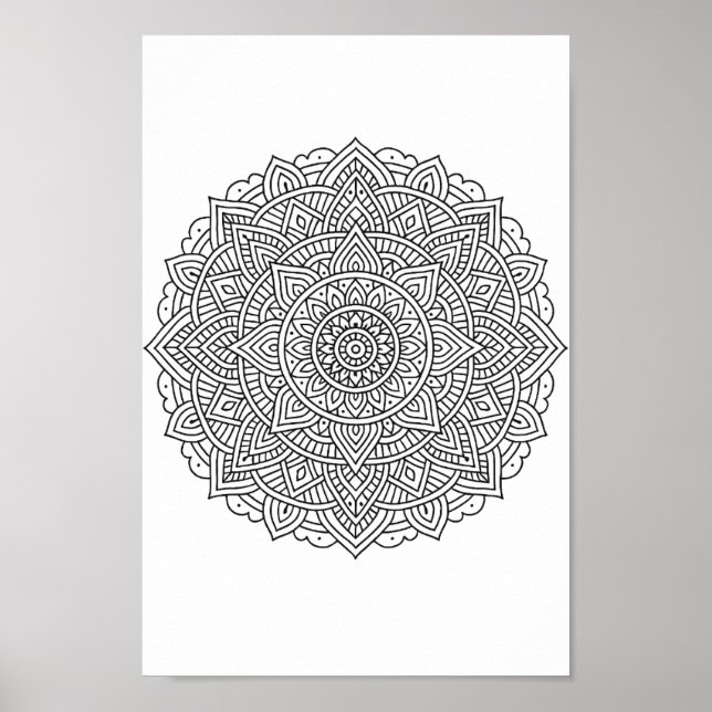 Mandala Poster (Vorne)