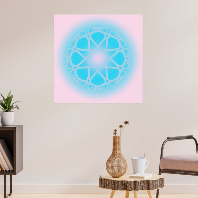 Mandala Poster (Wohnzimmer 3)
