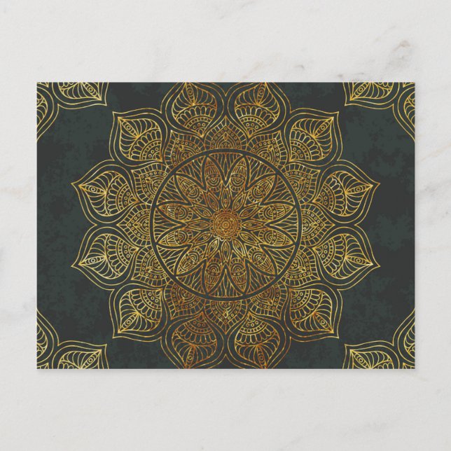Mandala Postkarte (Vorderseite)
