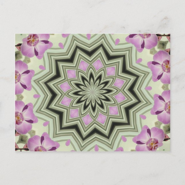 Mandala Postkarte (Vorderseite)