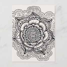 Mandala Postkarte