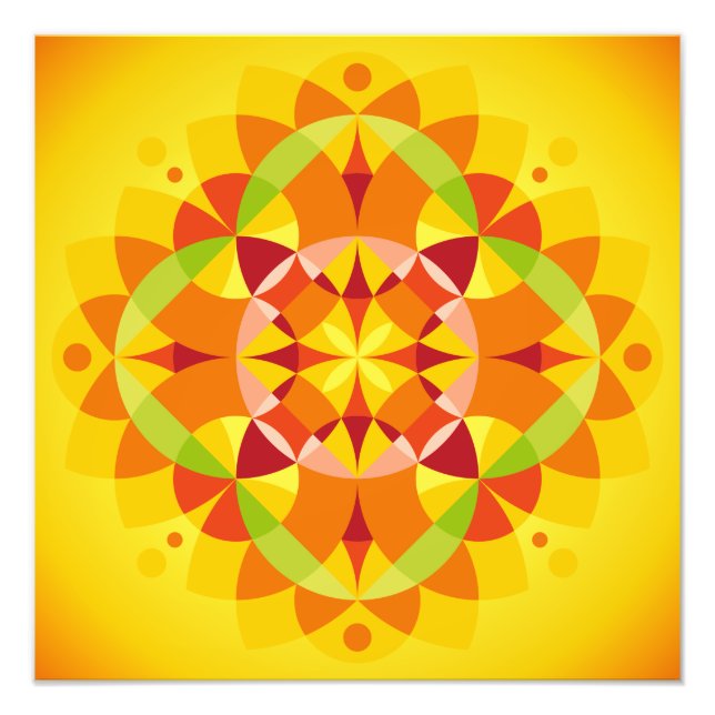 Mandala Prana Fotodruck (Vorne)