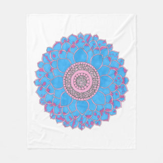 Mandala Print Fleecedecke