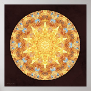 Mandala Print Poster