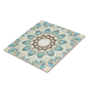 Mandala Print Tile Fliese