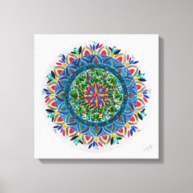 Mandala Prisma Leinwanddruck (Vorderseite)