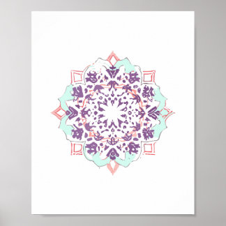 Mandala-Push-Flash Poster