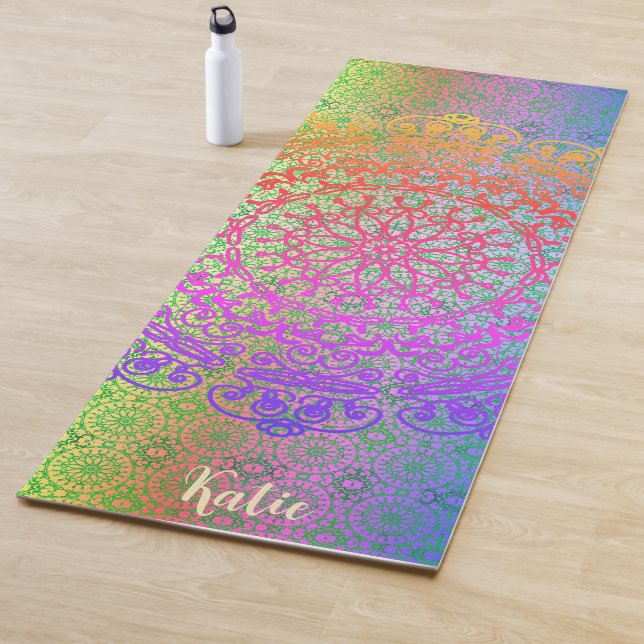 Mandala Rainbow Colors Yogamatte (Beispiel)