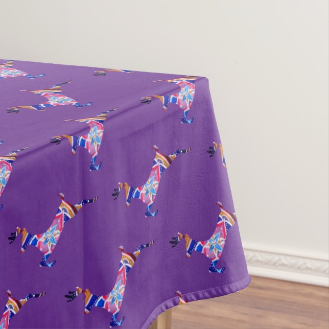 Mandala Rentier Ethnic Boho-Kunst Tischdecke (Beispiel)
