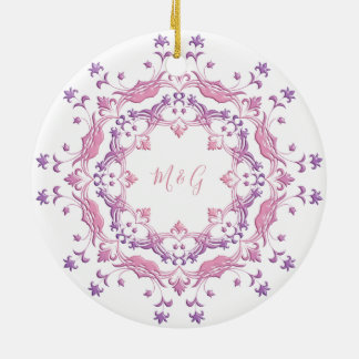 Mandala Retro Keramik Ornament